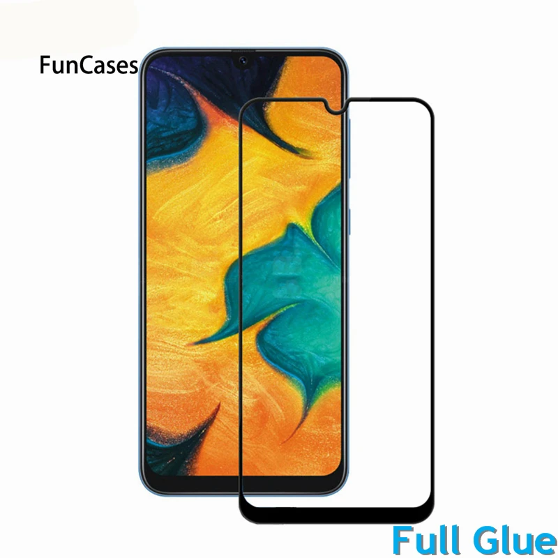 1 шт. Full Glue Экран протектор для samsung Galaxy A40 закаленное Стекло полное покрытие A405 с