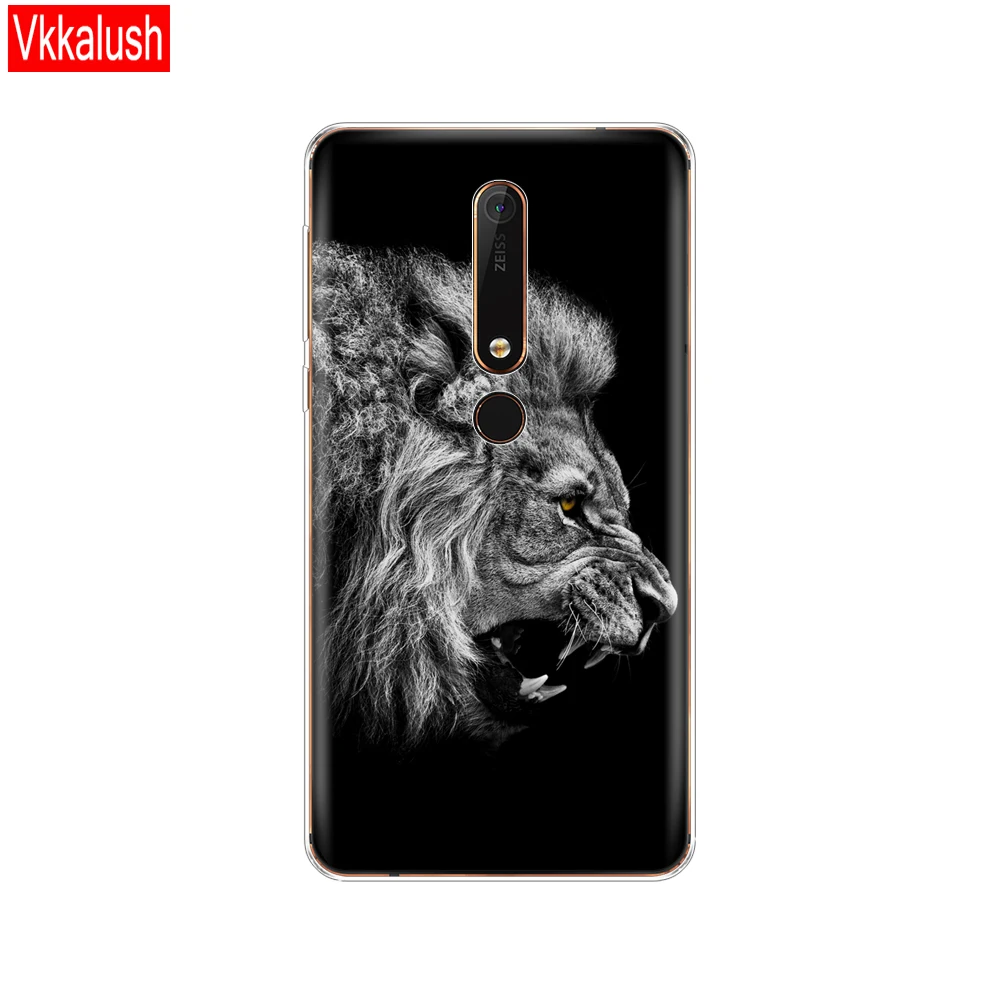 80262 Силиконовый чехол для Nokia 6, 6,1, 7 Plus, 8, 9, Nokia 6, 2018X5X6, чехол из мягкого ТПУ для задней панели телефона, чехол-бампер с рисунком - Цвет: 80262