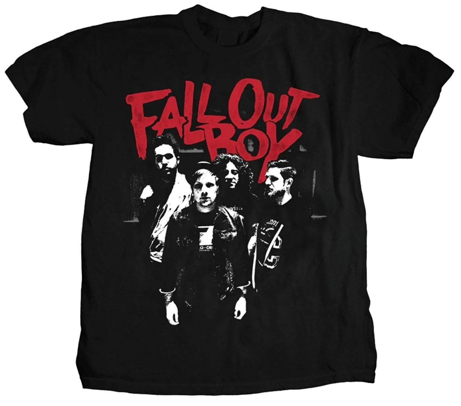 Men T shirt Fall Out Boy Punk Scratch Logo funny t-shirt novelty tshirt women | Мужская одежда