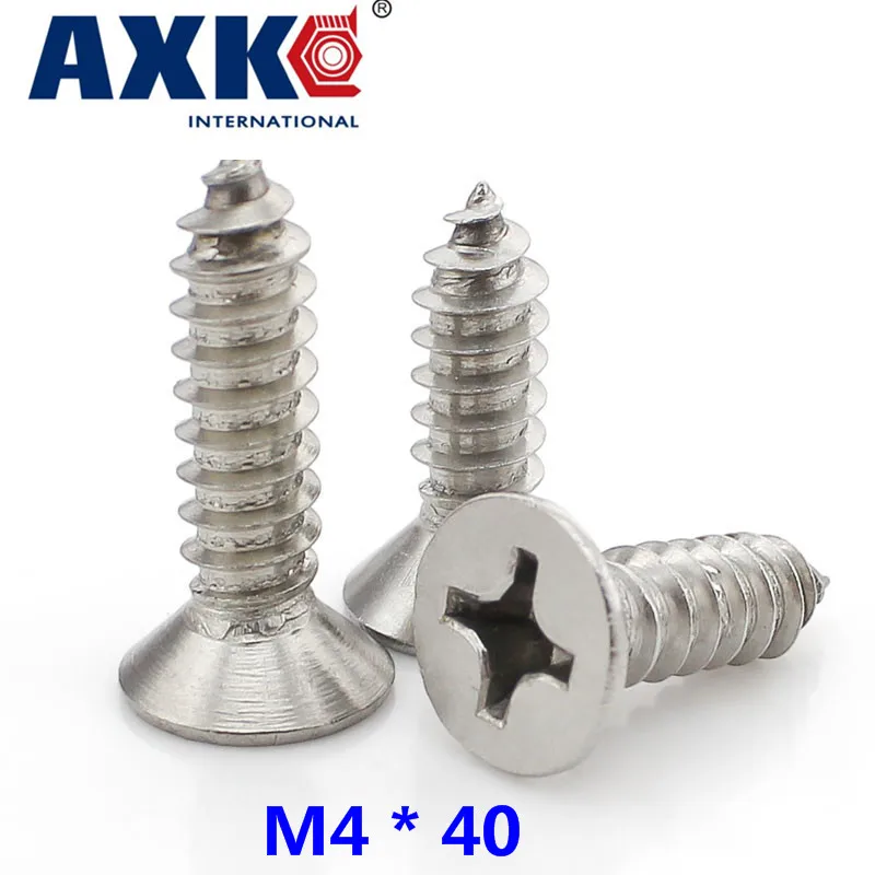 2021 винты для дерева Axk 15 шт. 304 Винты с потайной головкой из нержавеющей