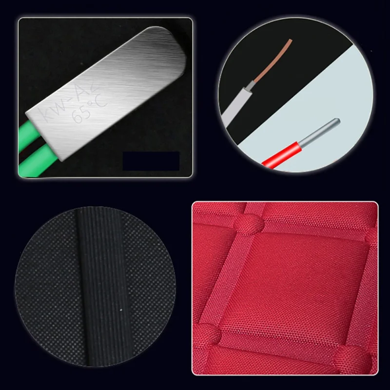 

New 12V Heated Car Seat Cushion Cover Seat ,Heater Warmer , Winter Household Cushion Cardriver Heated Seat Cushion Wholsale