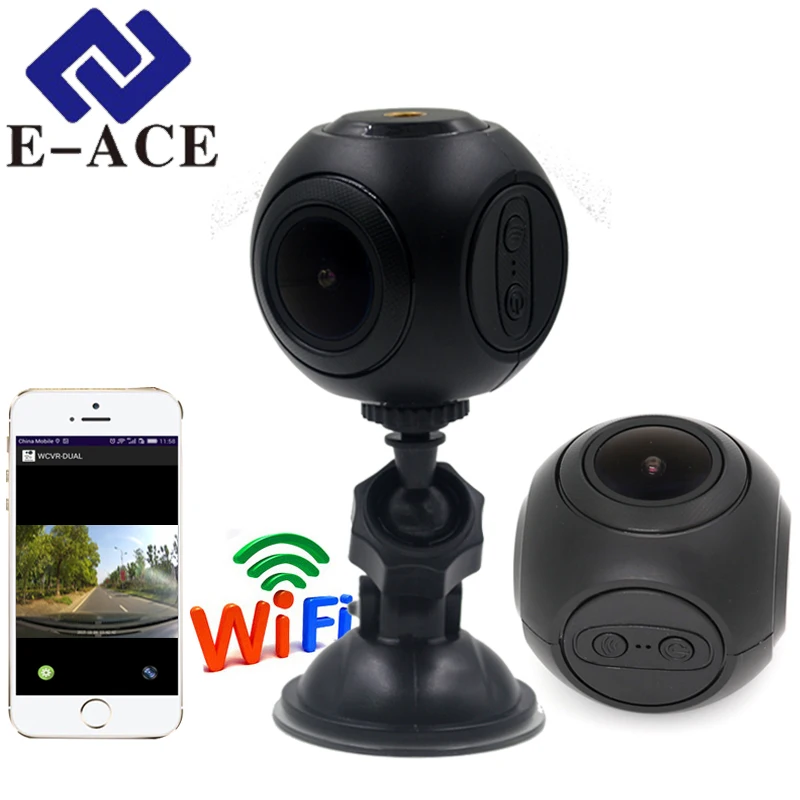 E ACE Dashcam Мини Скрытая Wifi Автомобильная камера Full HD 1080P DVR видео Автомобильный