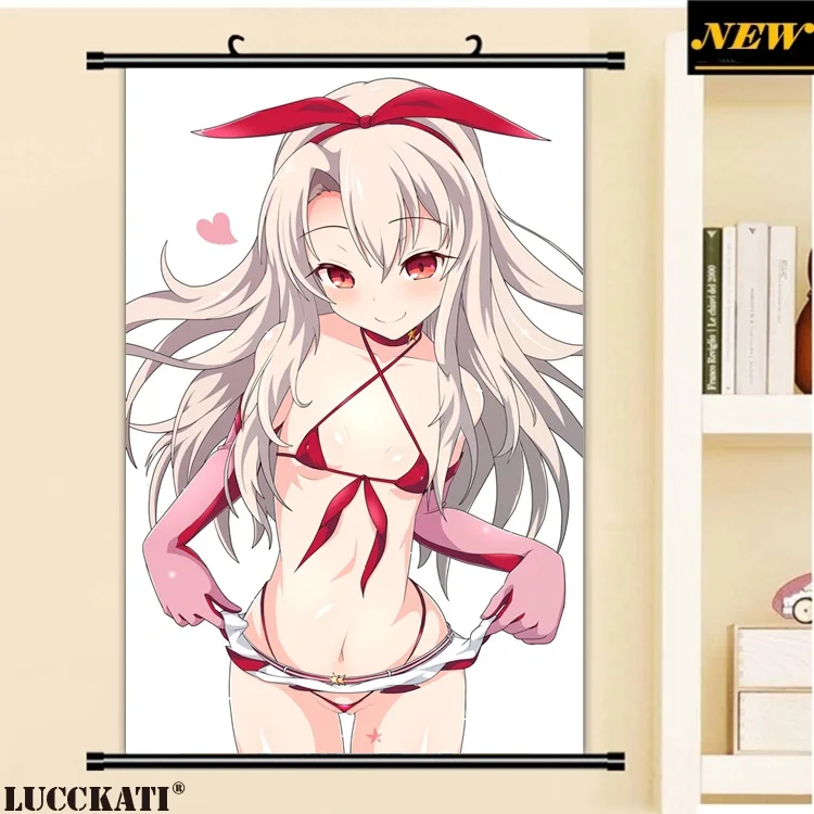 40X60 см судьба калейд лайнер prisma illya Судьба Ночь лоли cameltoe мультфильм аниме стены картину прокрутки холст живопись плакат