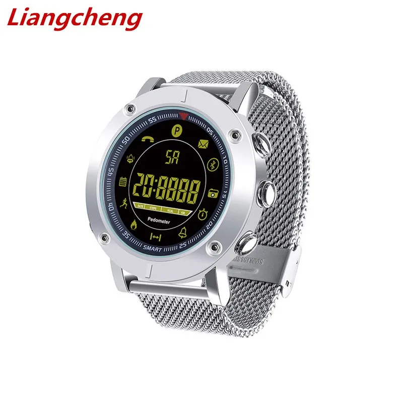 2018 EX19 smart watch 5ATM плавать Водонепроницаемый вызова sms оповещение Шагомер