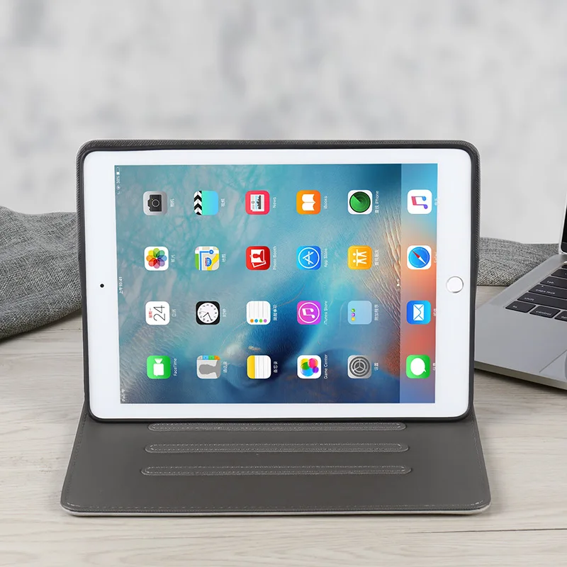 Умный кожаный чехол книжка для Apple iPad 5 6 Air 1 2 новый 2017 2018 9 7 дюйма Air1 Air2 мягкий