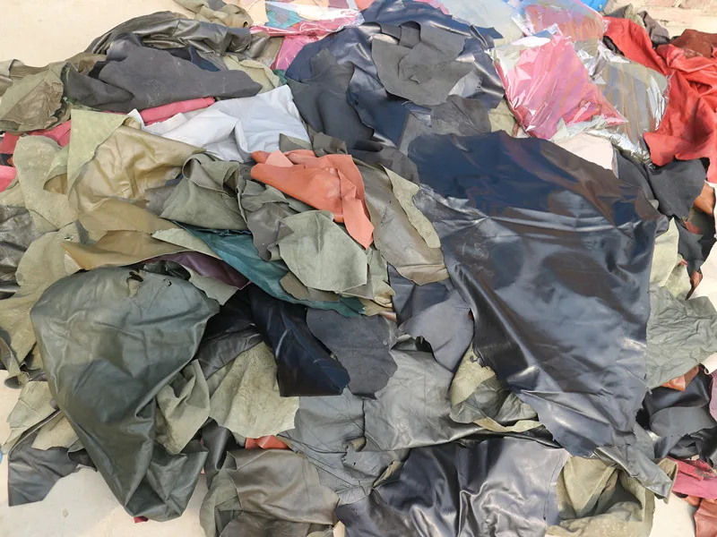 Новый поступление натуральной овечьей кожи крупных образцов случайного цвета для ремонта диванов и курток DIY материал 0,5 кг.