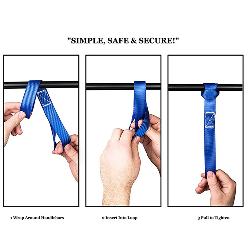 

Hot 1/4/10Pcs 12" Mutipurpose Motorcycle Tie Downs Soft Straps Loops For Harley Handlebar JLD