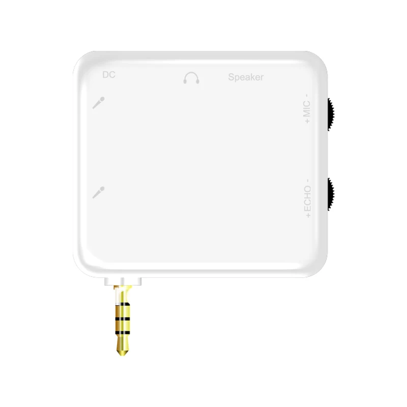 Бесплатная доставка Портативный Мини 3 5 мм караоке-плеер под микрофон для