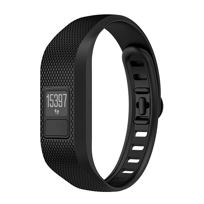 Спортивный ремешок для часов Garmin Vivofit 3 сменный мягкий силиконовый аксессуар