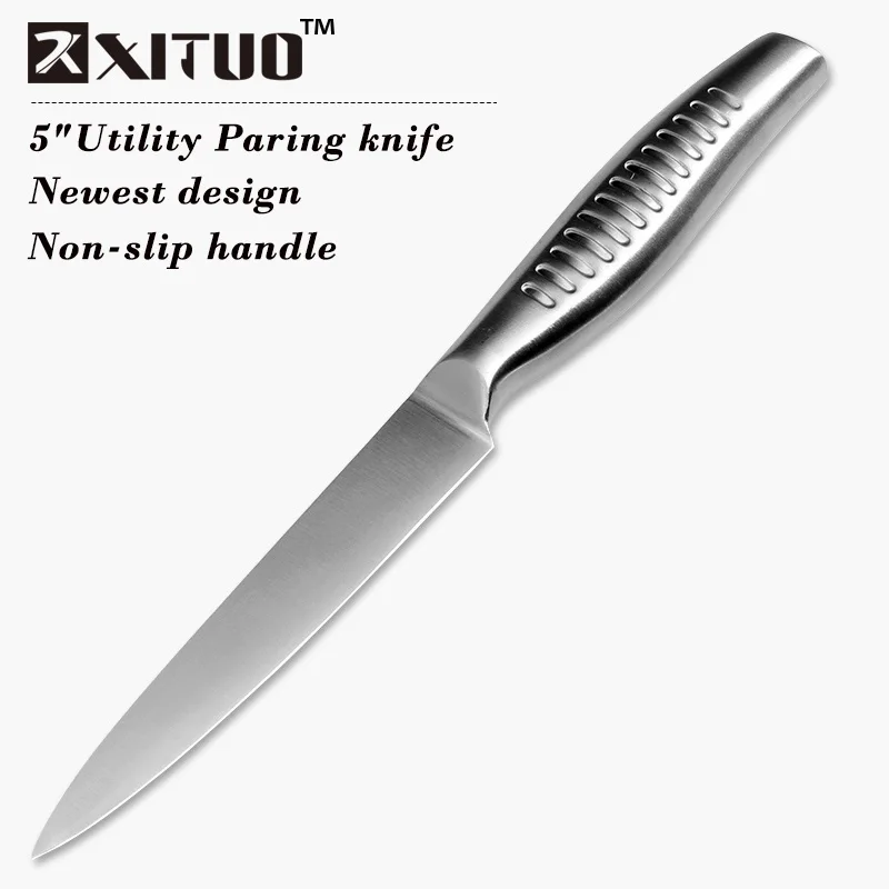 XITUO 5 &quotдюймовый кухонный нож острый из нержавеющей стали для очистки мяса