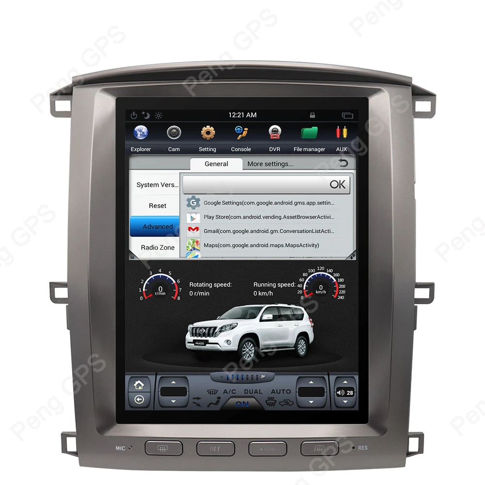 Для Lexus LX470 Randroid для Toyota LC100 автомобильный стерео 2002 2007 gps навигация dvd плеер