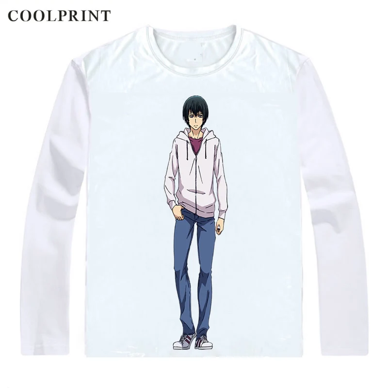 Синие футболки COOLPRINT Grand guranрусру рубашки с длинным рукавом из японского аниме