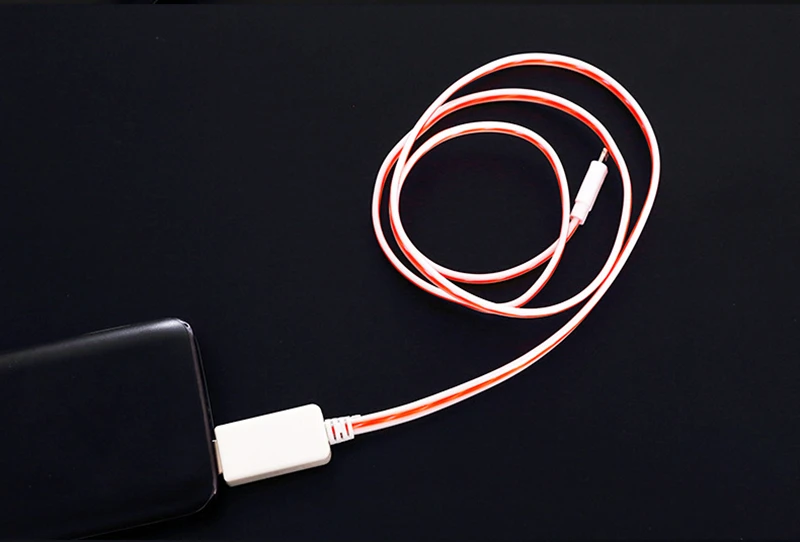 Syrinx светодиодный микрокабель USB Type C для Iphone X Xs 8 7 6s Samsung s9 s8 кабель быстрой зарядки