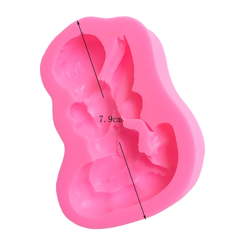 Мальчик молитва силиконовые формы для выпечки помадки резак Molde форма силикон