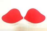 new sexy red color push up strapless silicone bralette invisible adhesive bras seamless mango shape bra