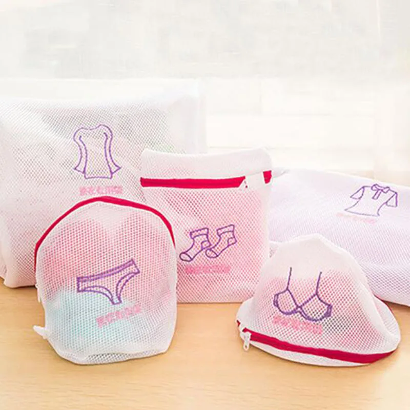 

Clothes Washing Machine Laundry Bag Fine Mesh Net Bra Wash Bag Pouch Basket for Women Clothes Protection