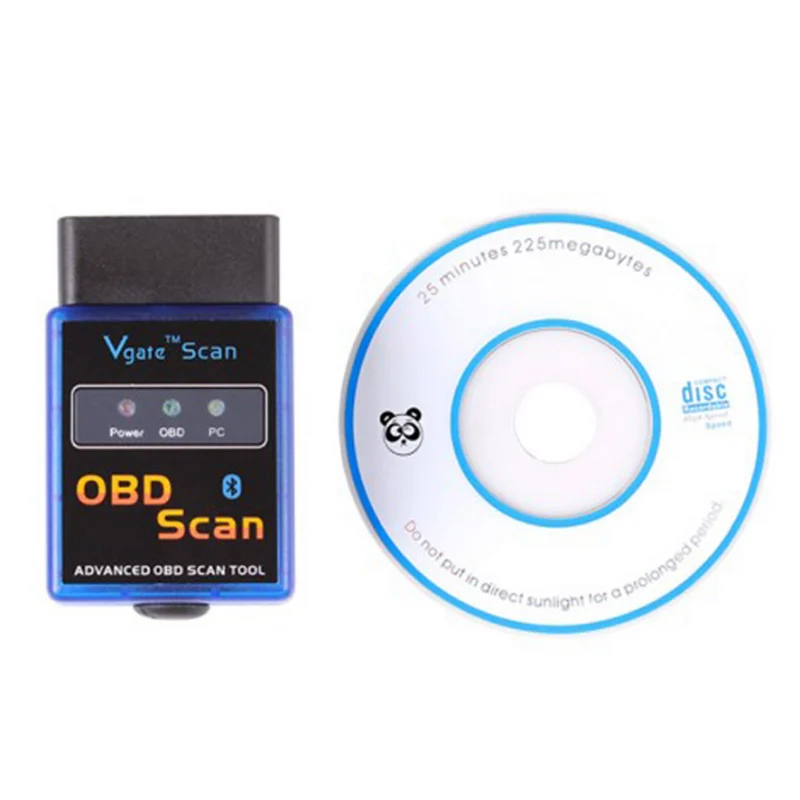 Автомобильный диагностический сканер Twolacking ELM327 V2.1 OBD инструмент считыватель