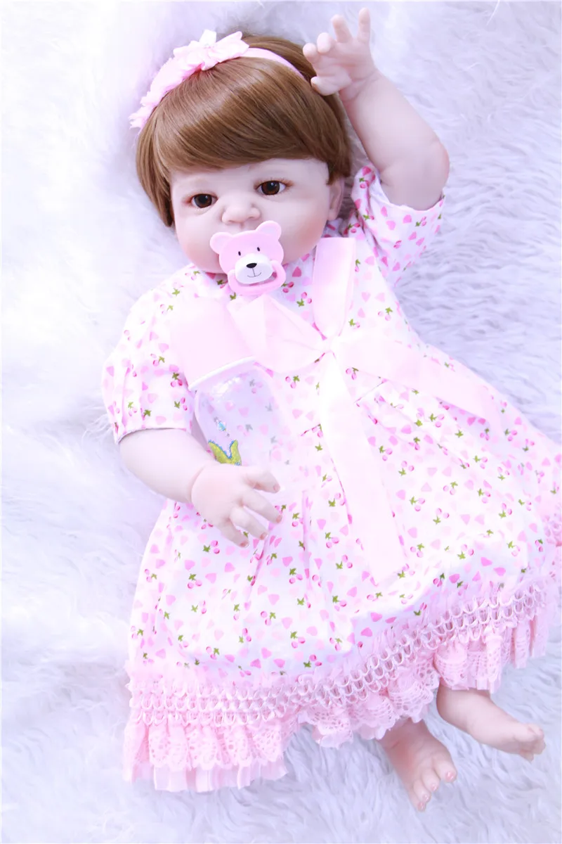 Кукла Reborn NPKCOLLECTION 55 см силиконовая мягкая кукла Bjd для девочек| |