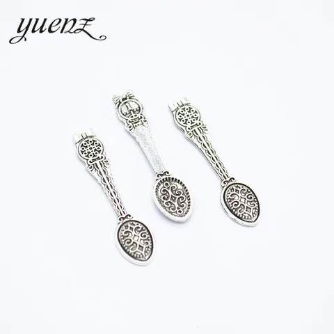 YuenZ 20шт монета ложка шармы Ювелирные изделия 34*8 мм J314