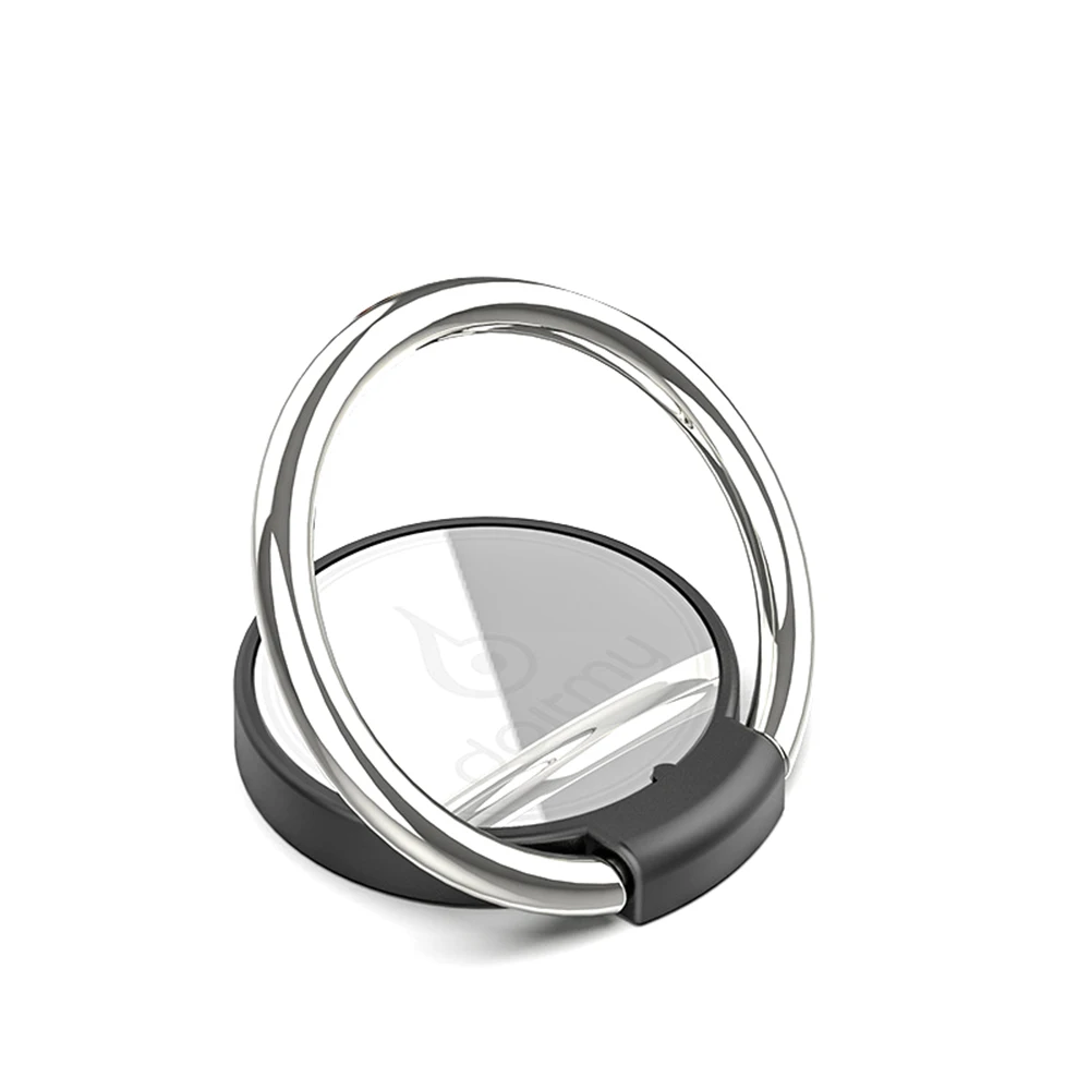 logo black Doitmy инновационный Круглый Многофункциональный Автомобильный держатель для телефона кольцо Пряжка Чехол для мобильного телефона кронштейн автомобильные аксессуары - Цвет: logo black
