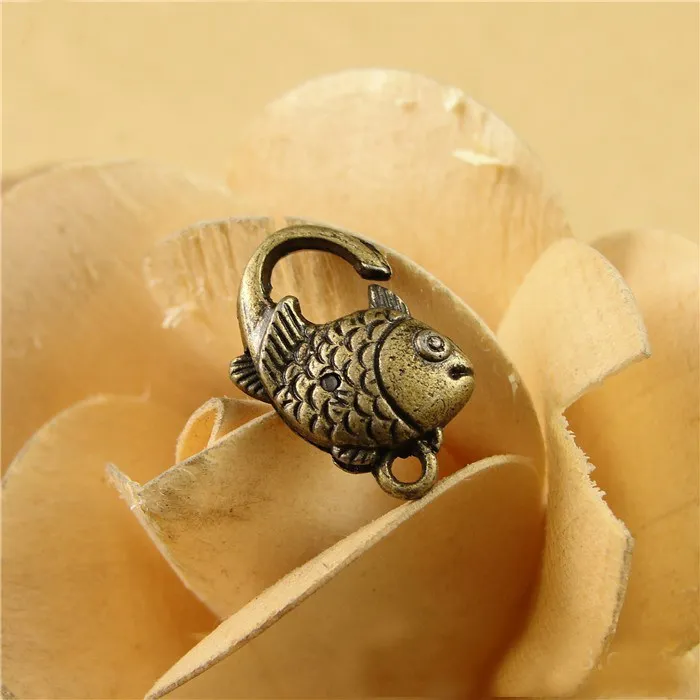 SUMOORL 10pcs/lot 20*13MM Fish Lobster Clasp Hooks Charm Bracelet Jewelry Accessory DIY Making Findings | Украшения и аксессуары