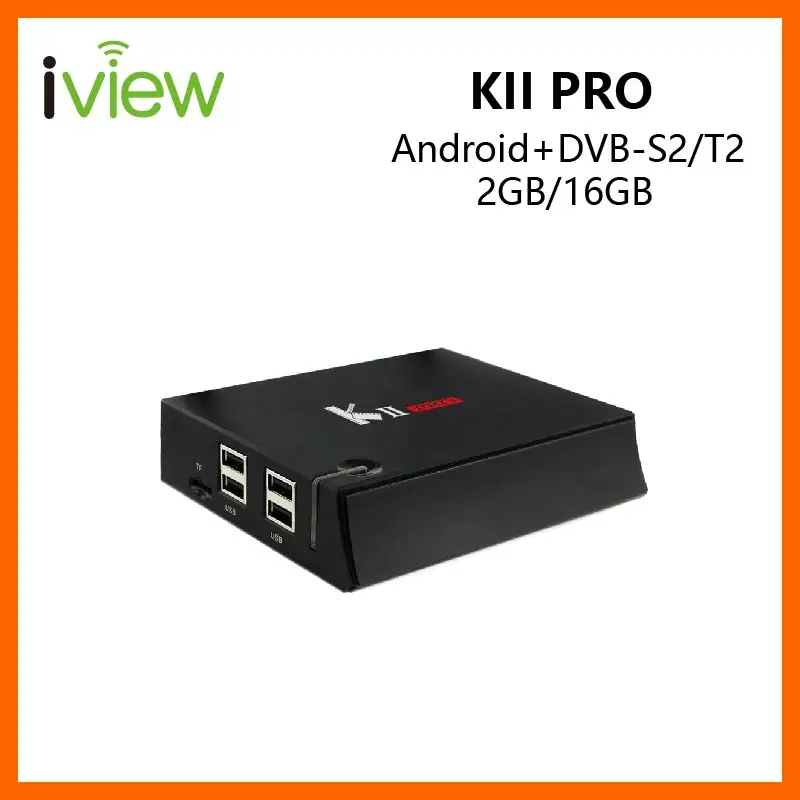Android DVB T2 S2 Гибридный телеприставка 4K KII Pro Amlogic S905D четырехъядерный 7 1 2 Гб RAM 16 ROM