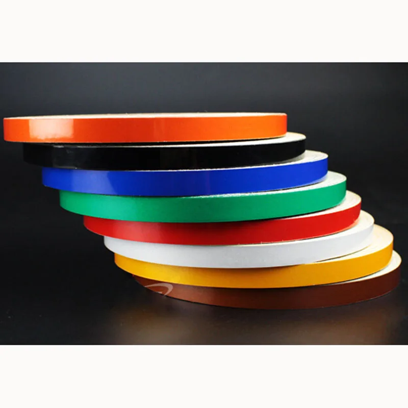 45M Car Styling Reflective Tape Funny DIY Stickers Automotive Body Motorcycle Wheel Hub Rim Stripe Decal Warning Safety|reflective tape|rim stripecar