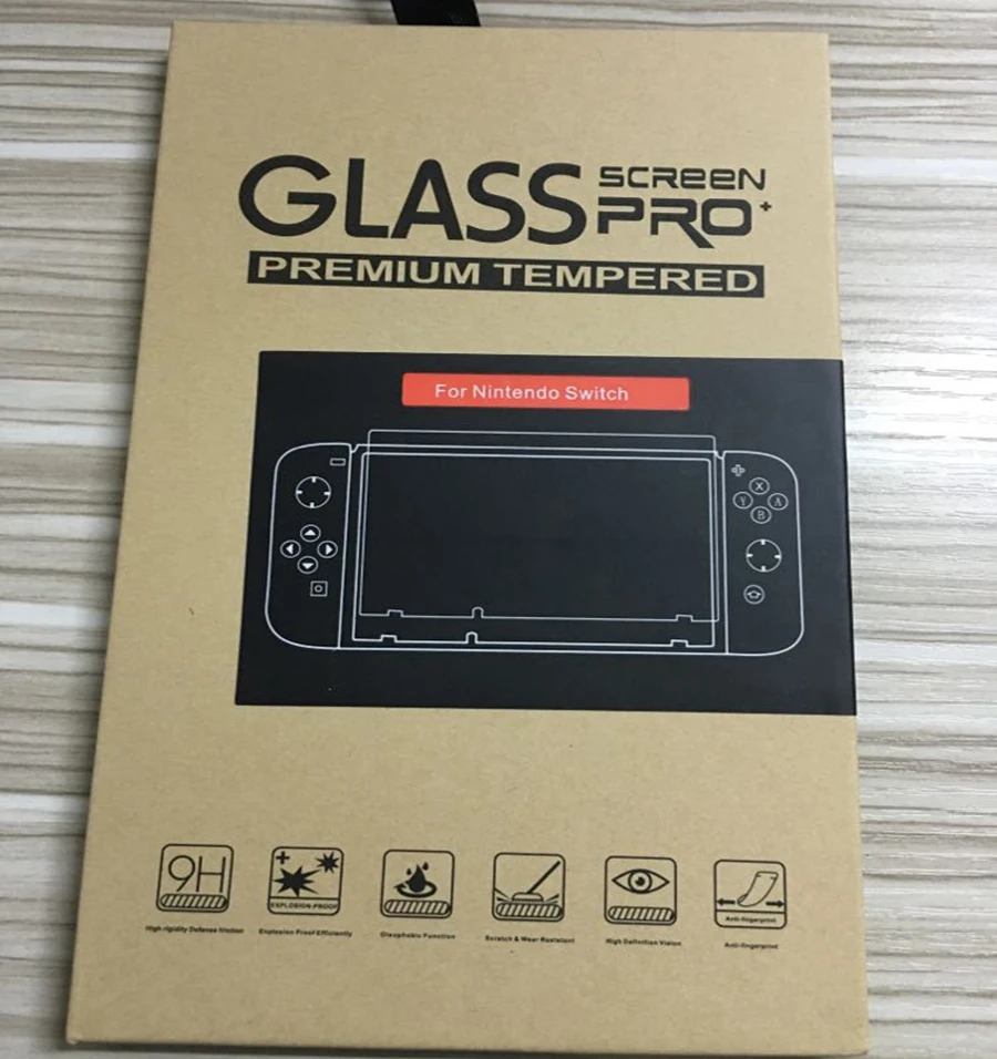 Закаленное стекло Jeebel 9H защита для экрана глаз Nintendo Switch аксессуары Switch|Защита