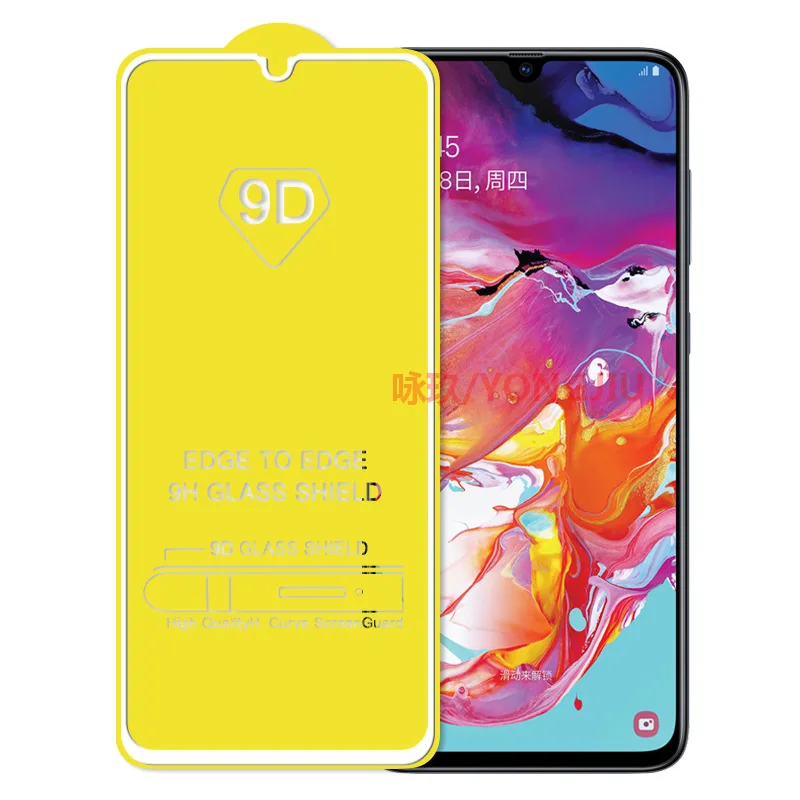 Защитное закаленное стекло для Samsung A50 A40S A30 A20 Защитная пленка экрана с