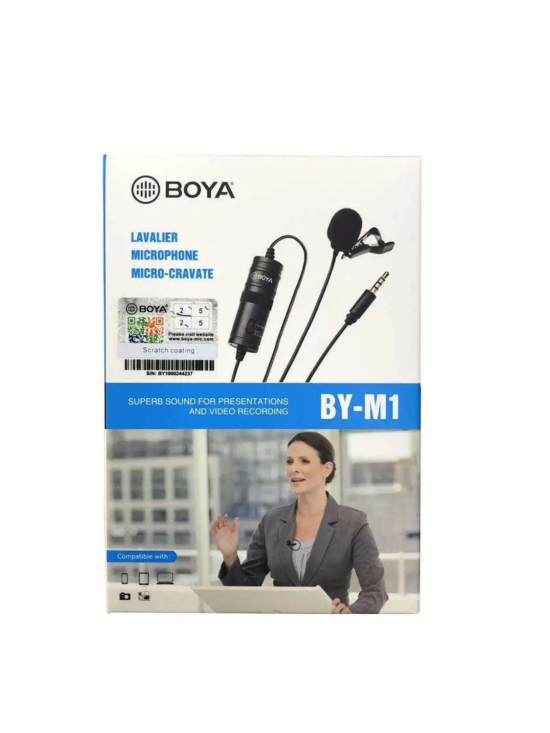 Микрофон BOYA BY M1 6 м с зажимом Lavalier Mini Audio 3 5 мм воротник конденсаторный отворот