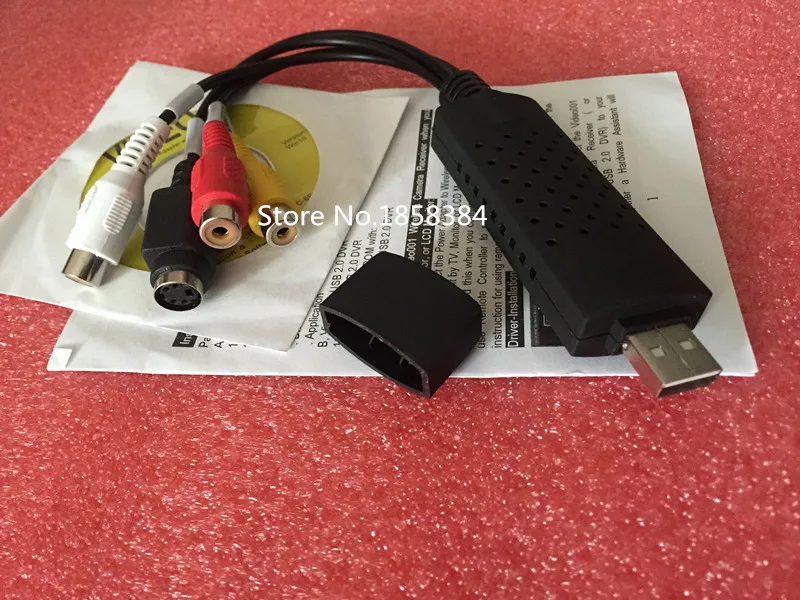 Бесплатная доставка USB 2 0 Easycap DC60 007 TV DVD VHS AV аналоговый сигнал Аудио Видео Захват