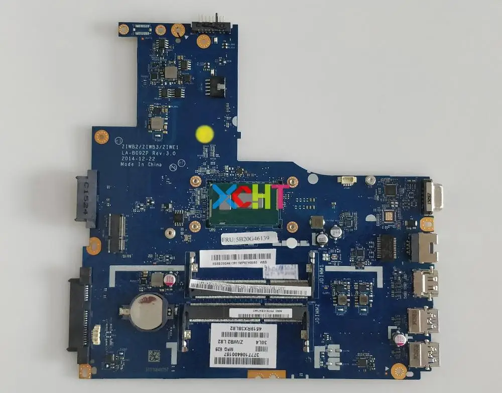Для Lenovo B40-70 w SRIEN i3-4030U процессор ZIWE1/ZIWB2/ZIWB3 LA-B092P Ноутбук Материнская плата ноутбука