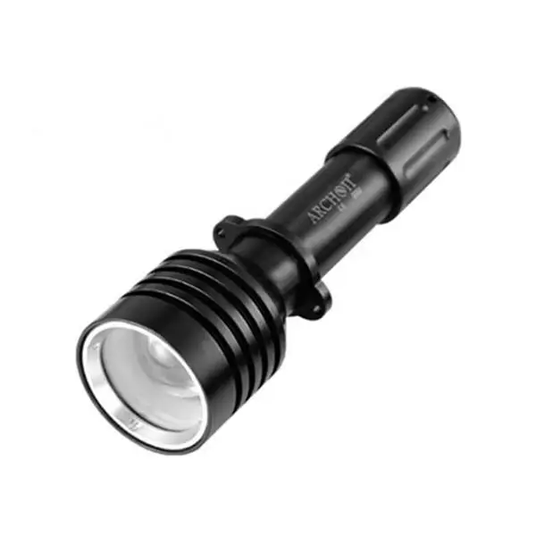 

ARCHON D10U 3-Mode White Diving Zooming Flashlight Underwater Torch Waterproof LED Light with CREE XM-L U2 - Black (1 x 18650)