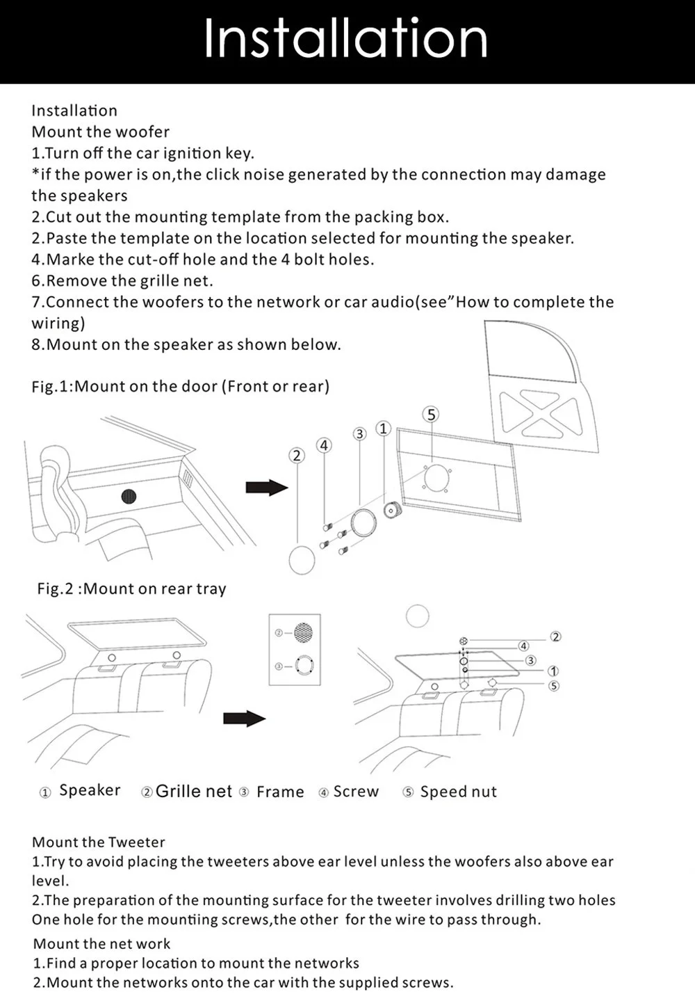 10 шт./лот 5 пар LABO LB PS1501D парный автомобильный динамик с полным диапазоном