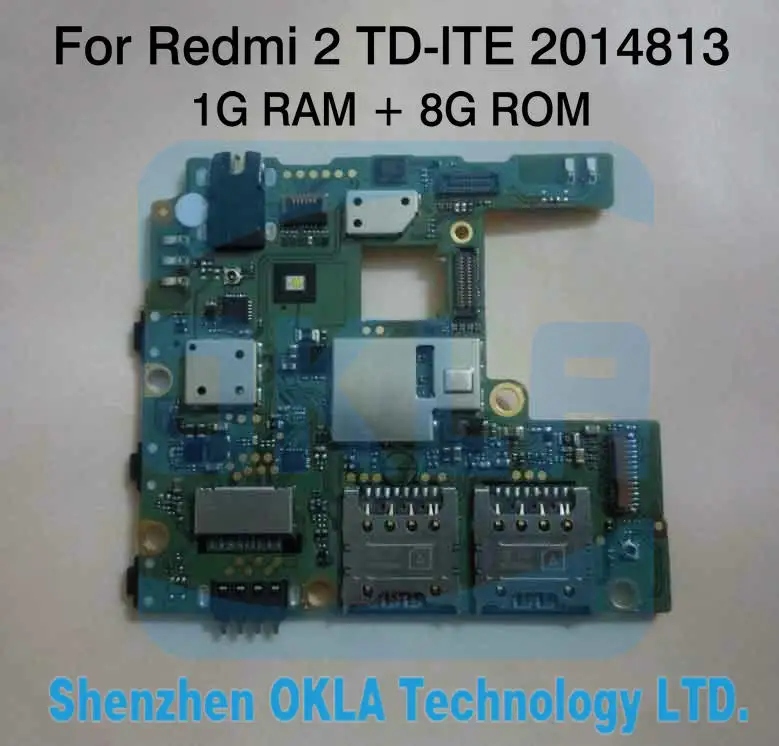 Материнская плата для xiaomi redmi 2 материнская Hongmi Redmi2 б/у 2014813 1 ГБ ОЗУ 8 Гб ПЗУ