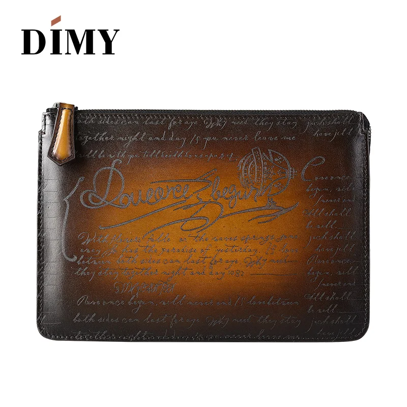 Новинка зимы 2018 мужские сумки DIMY из натуральной кожи винтажные клатчи конверты