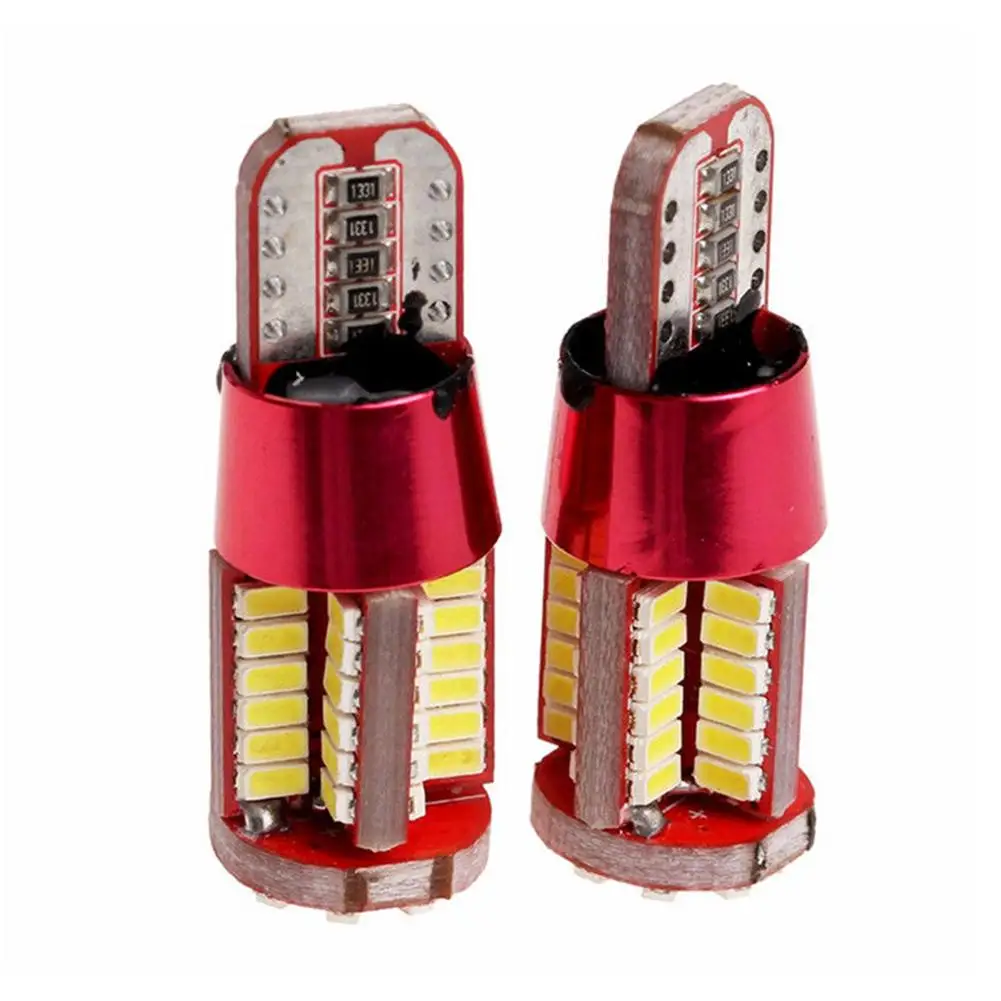 10 шт. W5W T 10 светодиодный 3014SMD автомобильный Canbus безотказная клиновая лампа для чтения лампа T 10 светодиодный Автомобильный светодиодный