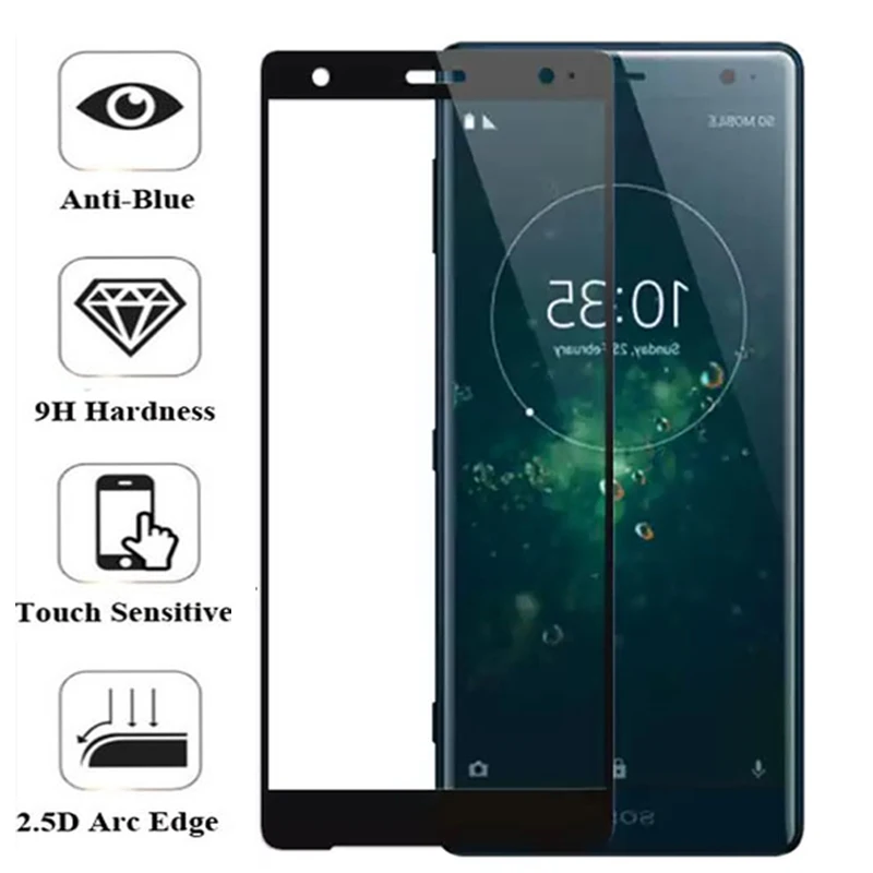 for sony xperia xa ultra glass xz2 screen protector compact xa1 plus tempered protective glas protect film |