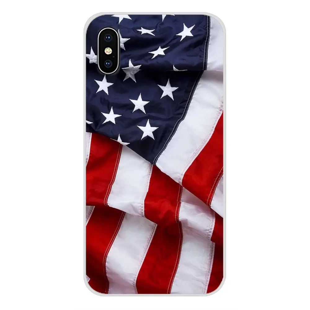 Американские аксессуары с национальными флагами чехлы для телефонов Motorola Moto X4 E4
