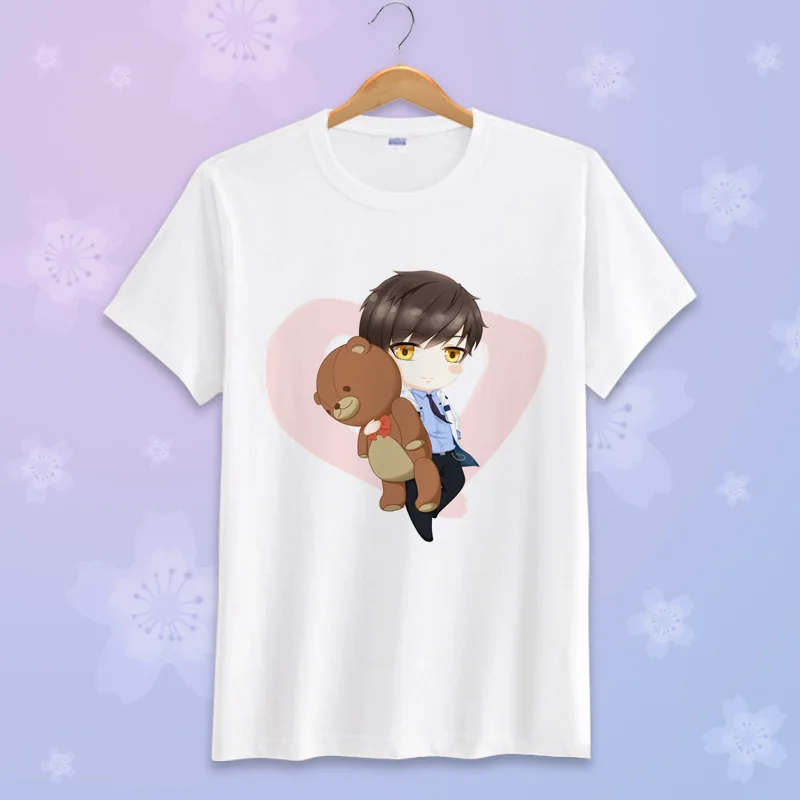 Игра любовь и продюсер косплей футболка s игра cos для мужчин женщин футболки Мода