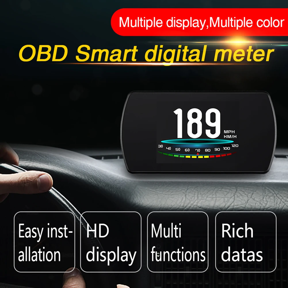 Multifunctional P12 Automobile Board Computer Projector Car Digital GPS OBD Driving Displayer Up Display | Автомобили и мотоциклы