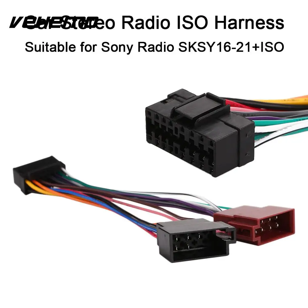 Vehemo Sksy16 21 + Iso 16Pin проводов разъем автоматической проводки радио жгут прочный