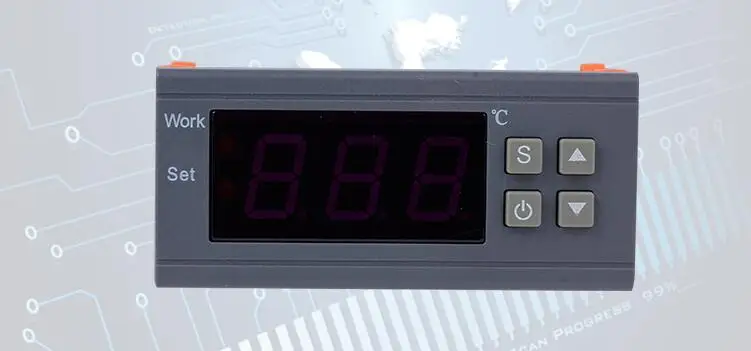 Интеллектуальный электронный регулятор температуры MH1210W с цифровым дисплеем