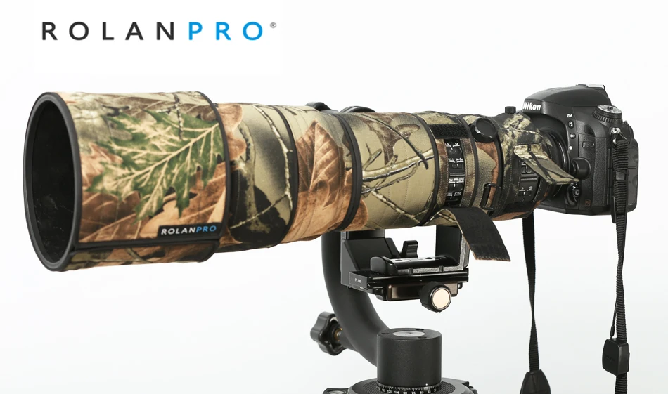 

Женское тканевое камуфляжное пальто, дождевик для Nikkor Nikon линзы ROLANPRO VR 200-400 мм f/4G ED VR, защитный чехол для объектива, чехол для оружия