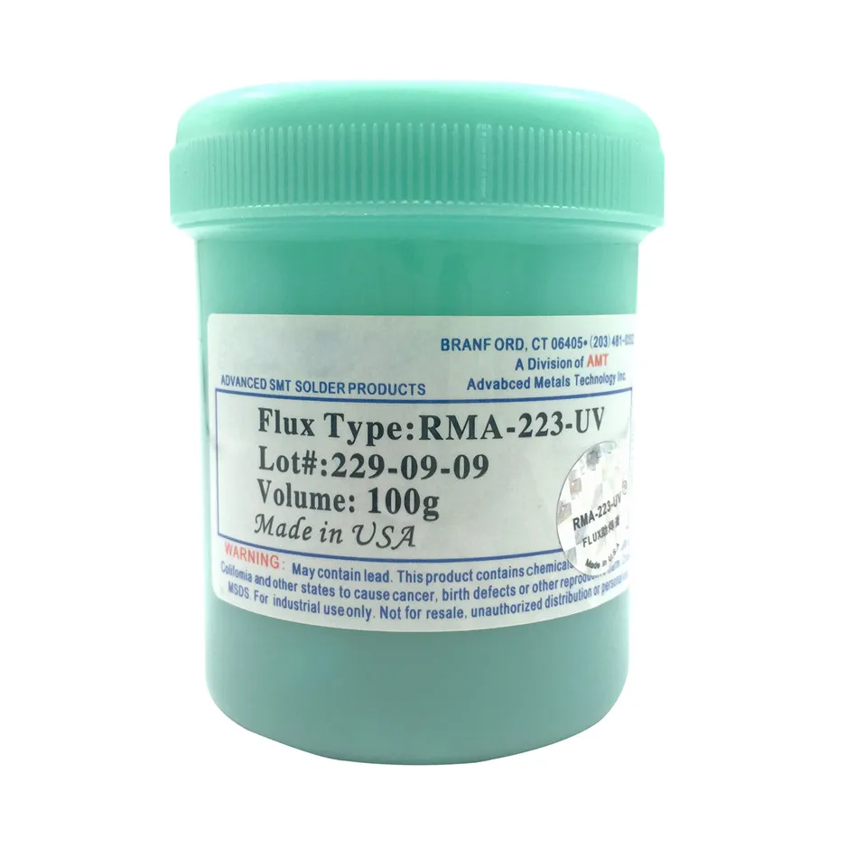 Бесплатная доставка 100 г флюс паста для печатной платы RMA 223 UV BGA паяльная без