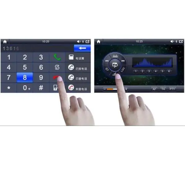 Выдвижной выдвижной сенсорный экран 1 Din 7 дюймов Bluetooth с камерой заднего вида