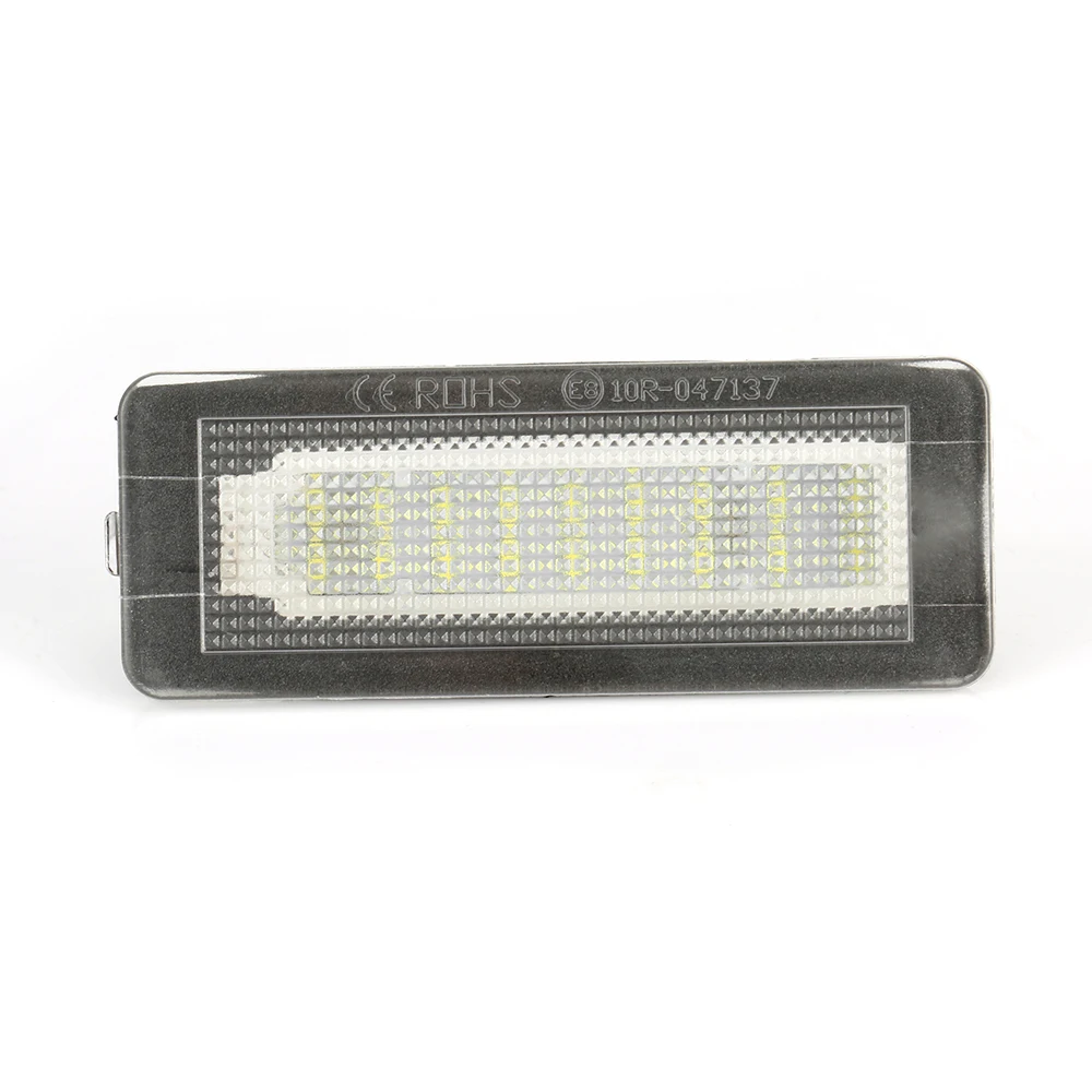 2 шт. 18SMD светодиодный светильник для номерного знака, лампа без ошибок для Benz Smart Fortwo Coupe 450 451 W450 W453 автомобильный светильник