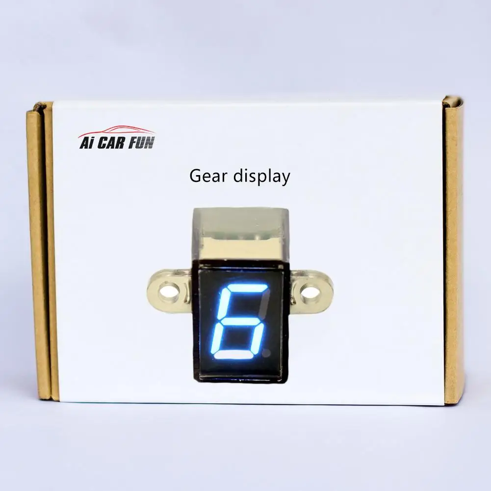 Off Road Motorcycle Gear Display 1 To 6 Bright Blue 12v Universal Modification Meter Accessories | Автомобили и мотоциклы