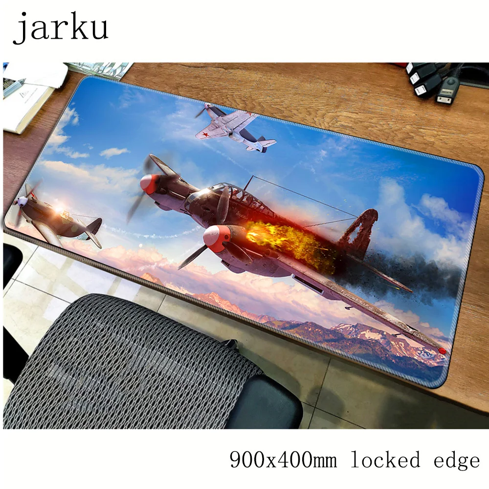 Игровой коврик для мыши war thunder 900x400 мм гелевый большой ноутбука милый аксессуары