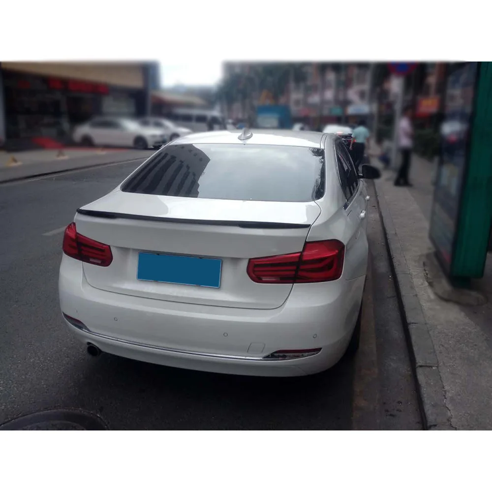 Задний спойлер из углеродного волокна губа утиные крылья для BMW 3 серии F30 F80 M3 320i 328i 335i 326D 2012 2018 P Стиль FRP